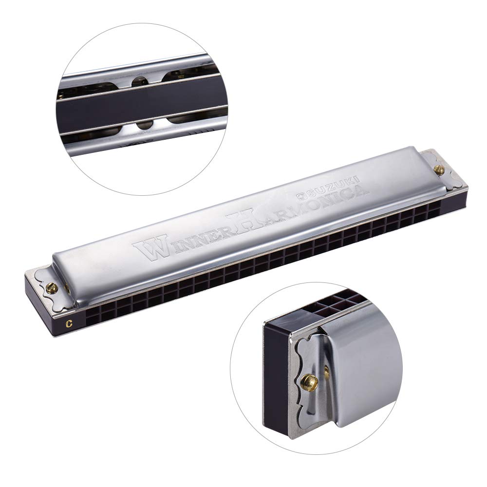 Suzuki W-24C Winner Series / Tremolo Harmonica