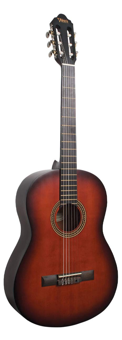 Valencia VC274CSB 270 Series 4/4 High Gloss Classis Sunburst Classical Guitar