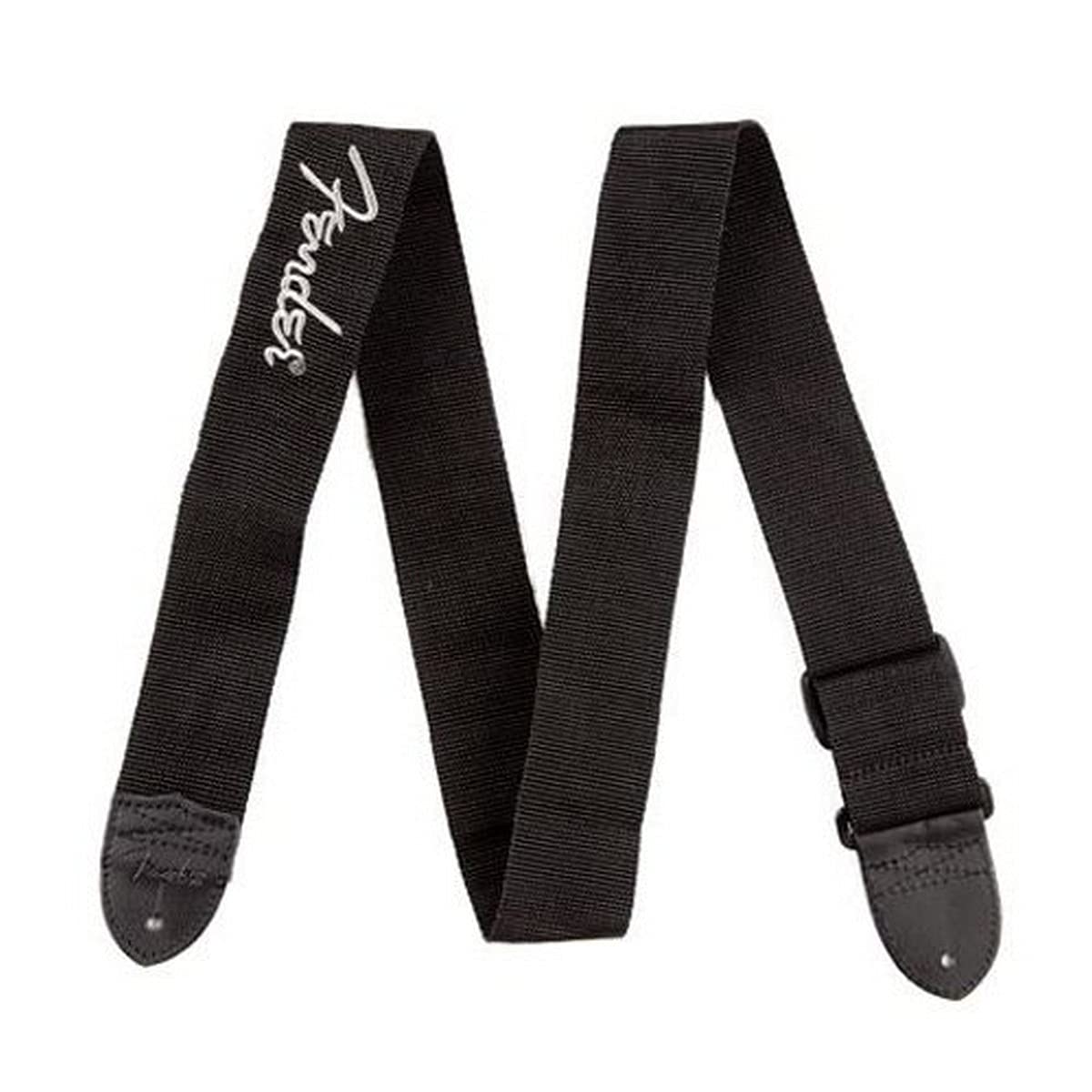 Fender 990662080 BLK/White Poly Guitar Strap