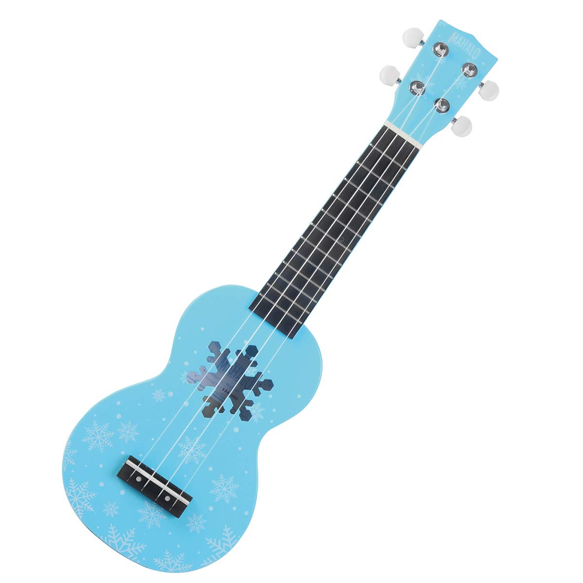 Mahalo MD1SNBU Snow Glacier Blue Soprano With Bag Ukulele