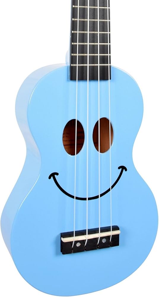 Mahalo U-SMILE-LBU Series Soprano Light Blue With Bag Ukulele