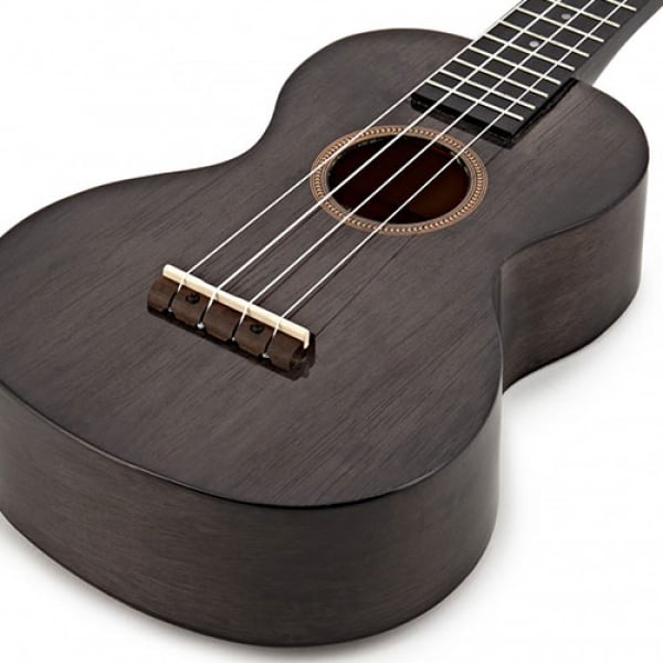 Mahalo MH2TBK Hano Series Trans Black Soprano With Bag Ukulele