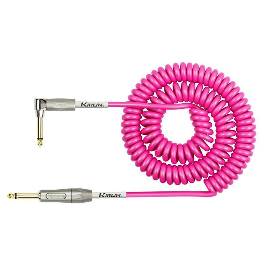 Kirlin IPK-222PFGL-PKE Premium Coil R Angle 10 Mtr Pink Cable