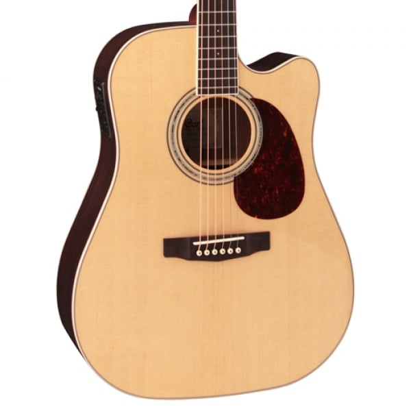 Cort MR710F-NS MR Series Natural Satin With Cutaway Electro-Acoustic Guitar