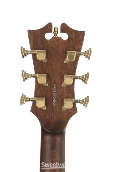 D'Angelico DAEG200VNATGP Excel Gramercy Vintage Natural Cutaway Electro-Acoustic Guitar