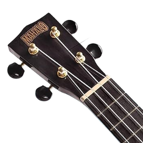 Mahalo MH2TBK Hano Series Trans Black Soprano With Bag Ukulele