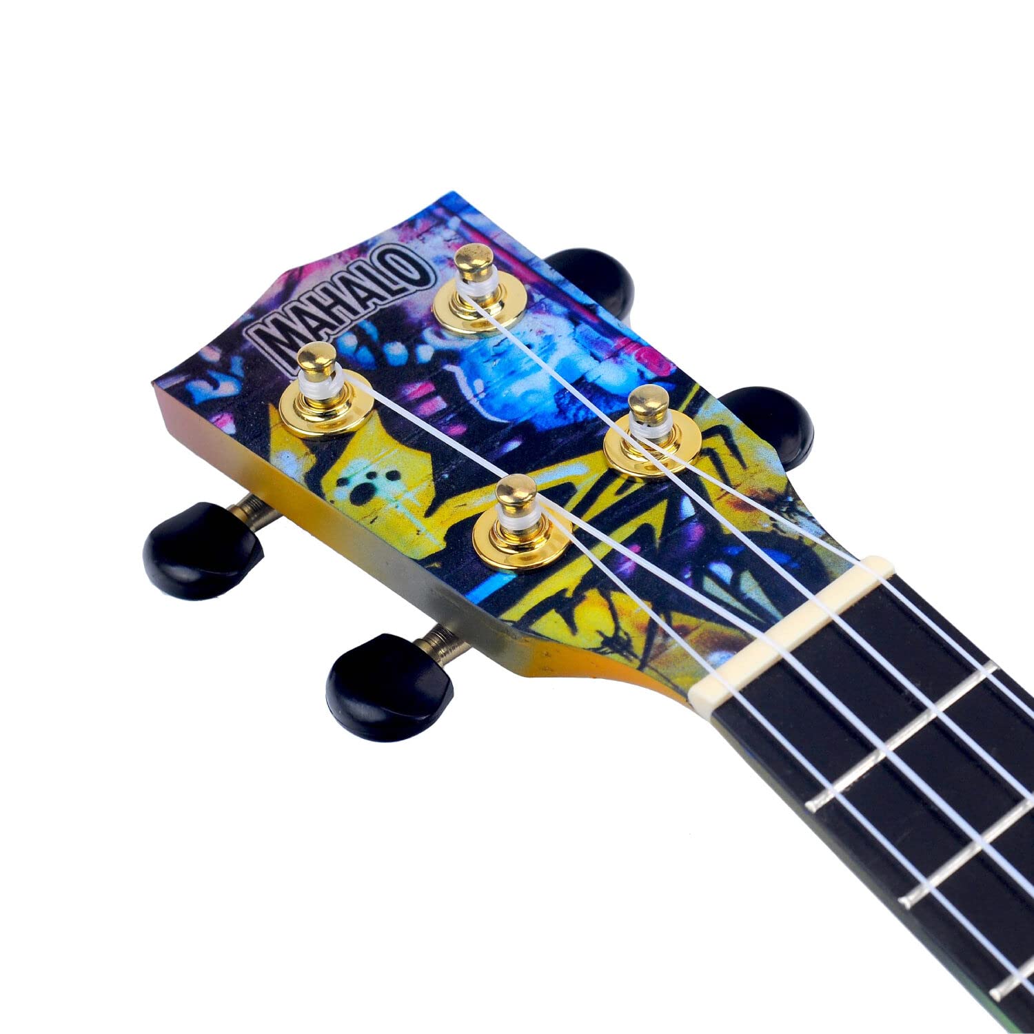Mahalo MA1GR Art II Series Graffitti Soprano With Bag Ukulele