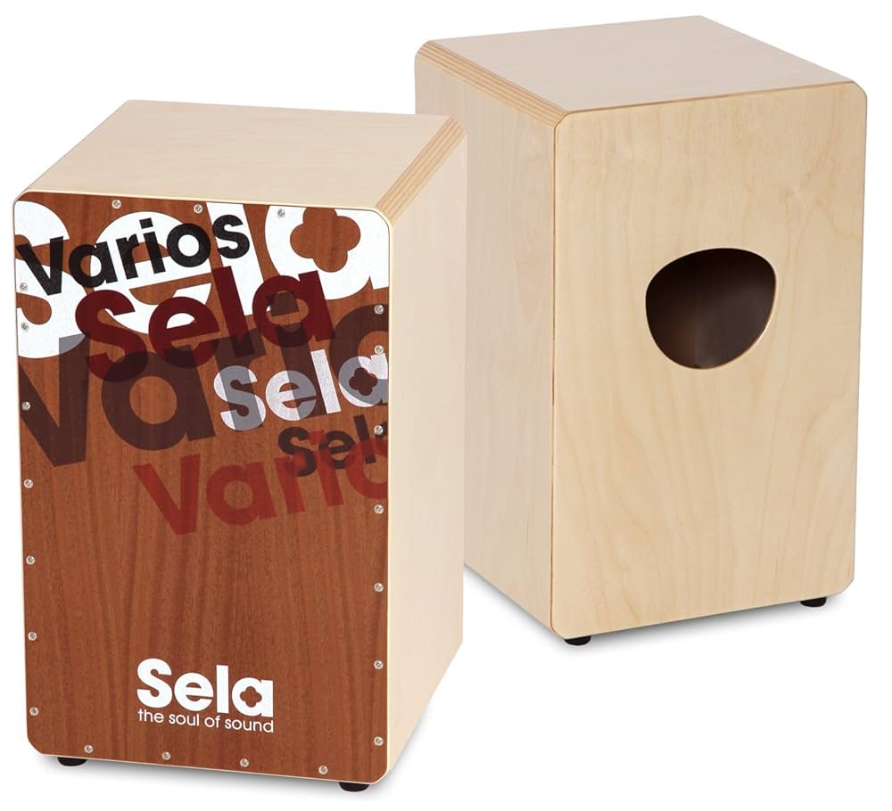 Sela SE133EN Varios Series with Backpack, Cajon pad & English Method Cajon