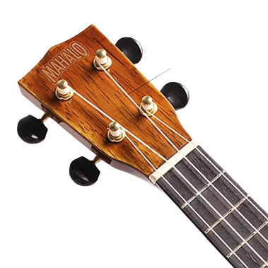 Mahalo MH2VTVNA Hano Series Vintage Nat EQ With Padded Bag Ukulele