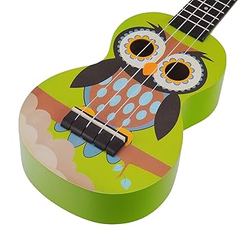 Mahalo MA1WL Art Series Owl Soprano With Bag Ukulele