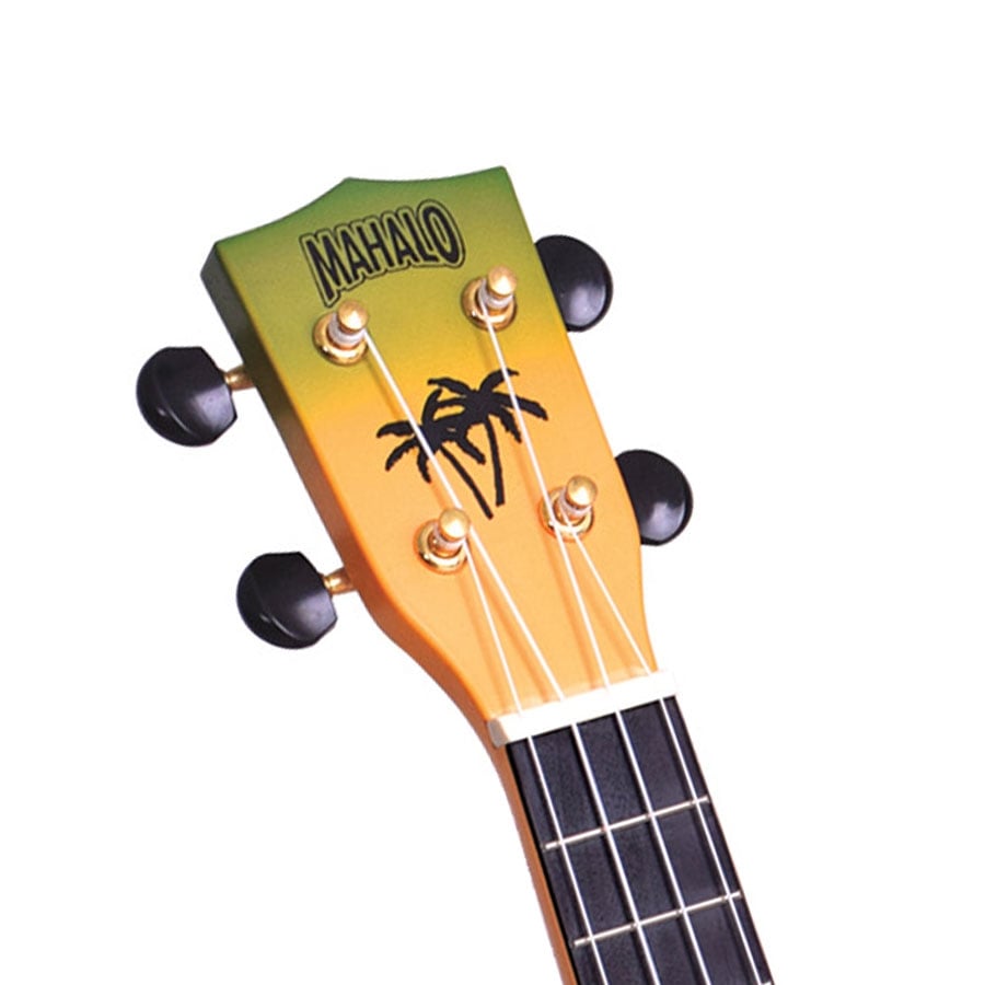 Mahalo MD1HAGNB Hawaii Green Burst Soprano With Bag Ukulele