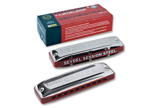 Seydel 10330A Blues Orchestra S Seccion Steel Key A Harmonica