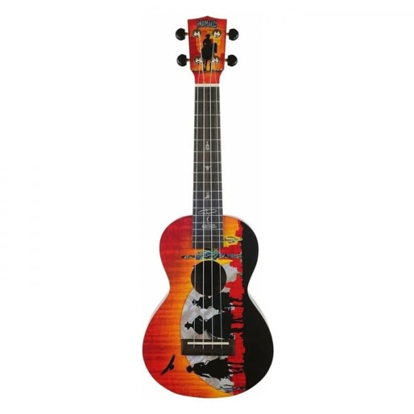 Mahalo MA2WW Artist Elite Series Wild West Concert With Bag Ukulele