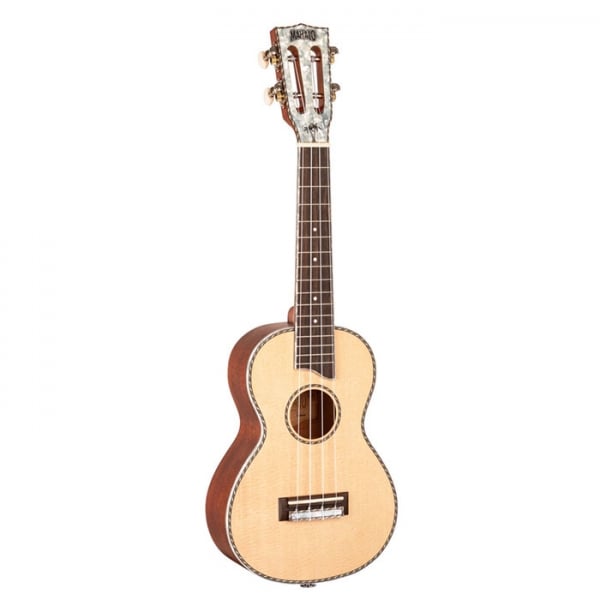 Mahalo MP2 Pearl Series Natural Concert With Bag Ukulele