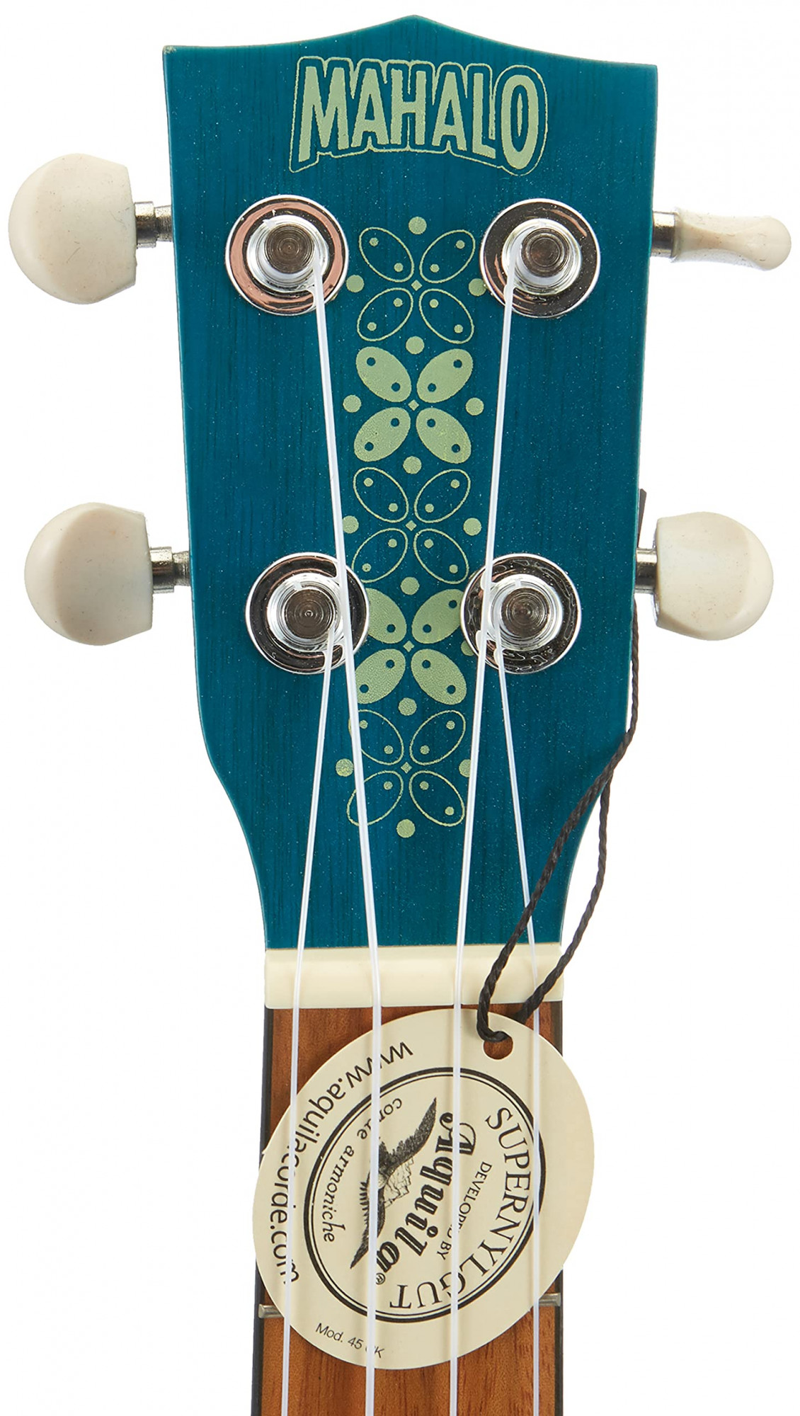 Mahalo MK1BATBU Kahiko Batik Series Soprano Blue With Bag Ukulele