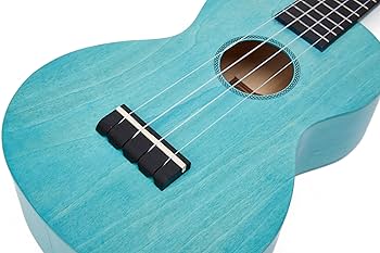Mahalo ML2AB Island Series Aqua Blue Concert With Bag Ukulele