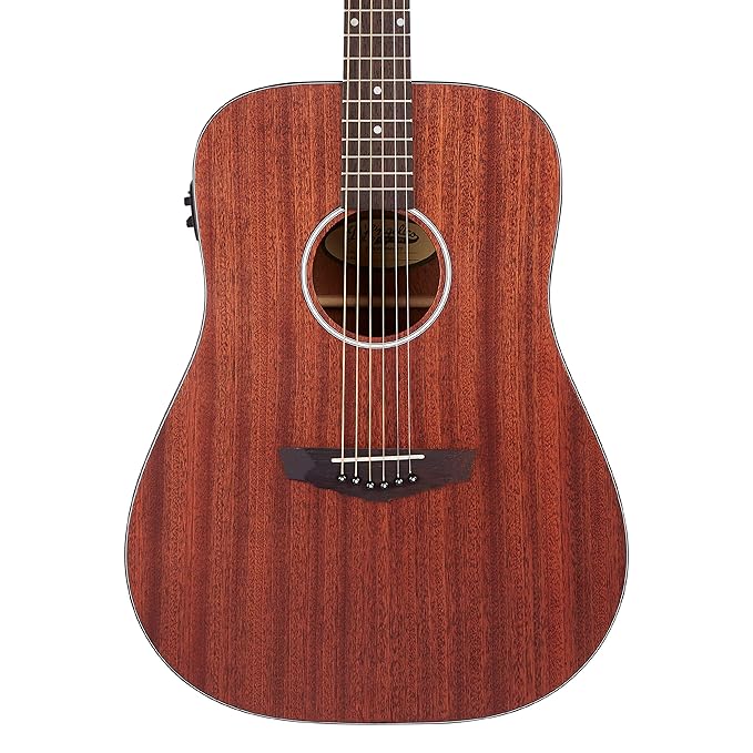 D Anglico DAPLSD300MAHCP Premier Series Lexington LS Natural Mahogany Satin Electro-Acoustic Guitar