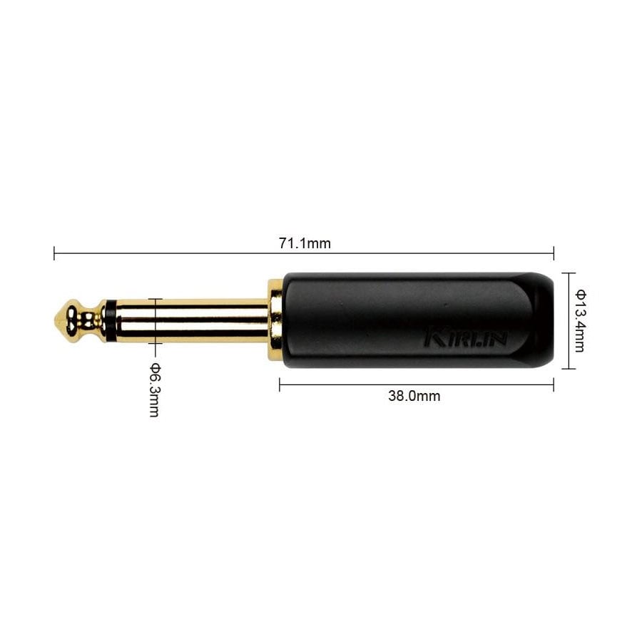 Kirlin IWB-201BEG-BM Premium Plus 6 Mtr Metallic Black Cable