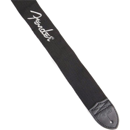Fender 990662043 BLK/GREY Poly Guitar Strap