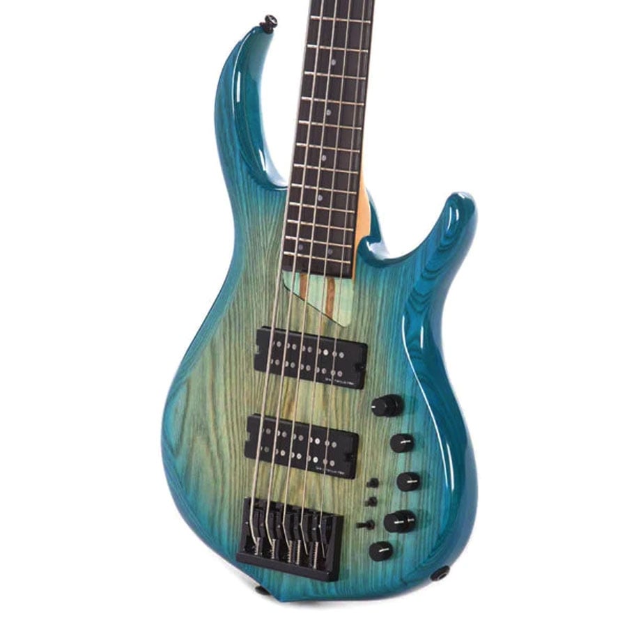 Sire M5 SWAMP ASH-5 TBL M5 Series 5 String Transparent Blue Bass Guitar