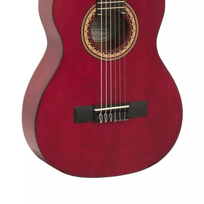 Valencia VC203TWR 200 Series 3/4 Wine Red Classical Guitar