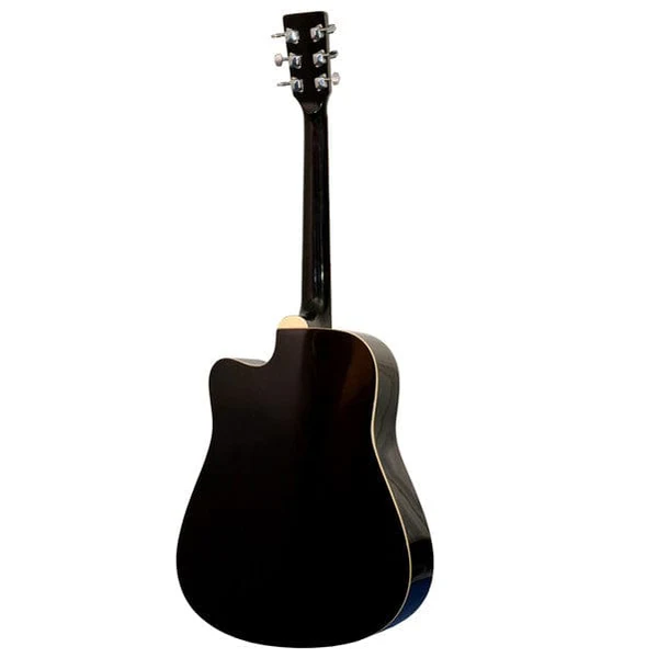 Amaze AW41C201 Natural 41-Inch Dreadnought Cutaway 6-String Acoustic Guitar