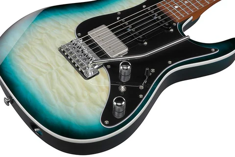 Ibanez AZ24P1QM-DOB AZ Premium Series With Bag Deep Ocean Blonde Electric Guitar