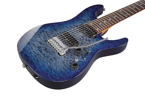 Ibanez AZ427P2QM-TUB AZ Premium Series With Bag Twilight Blue Burst Electric Guitar