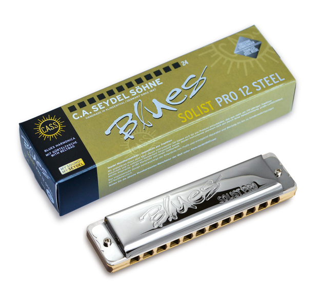 Seydel 11602C Blues Solist Pro Steel Solo Key C Harmonica