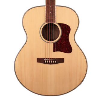 Cort CJ-MEDX NAT CJ Series With Bag Electro-Acoustic Guitar