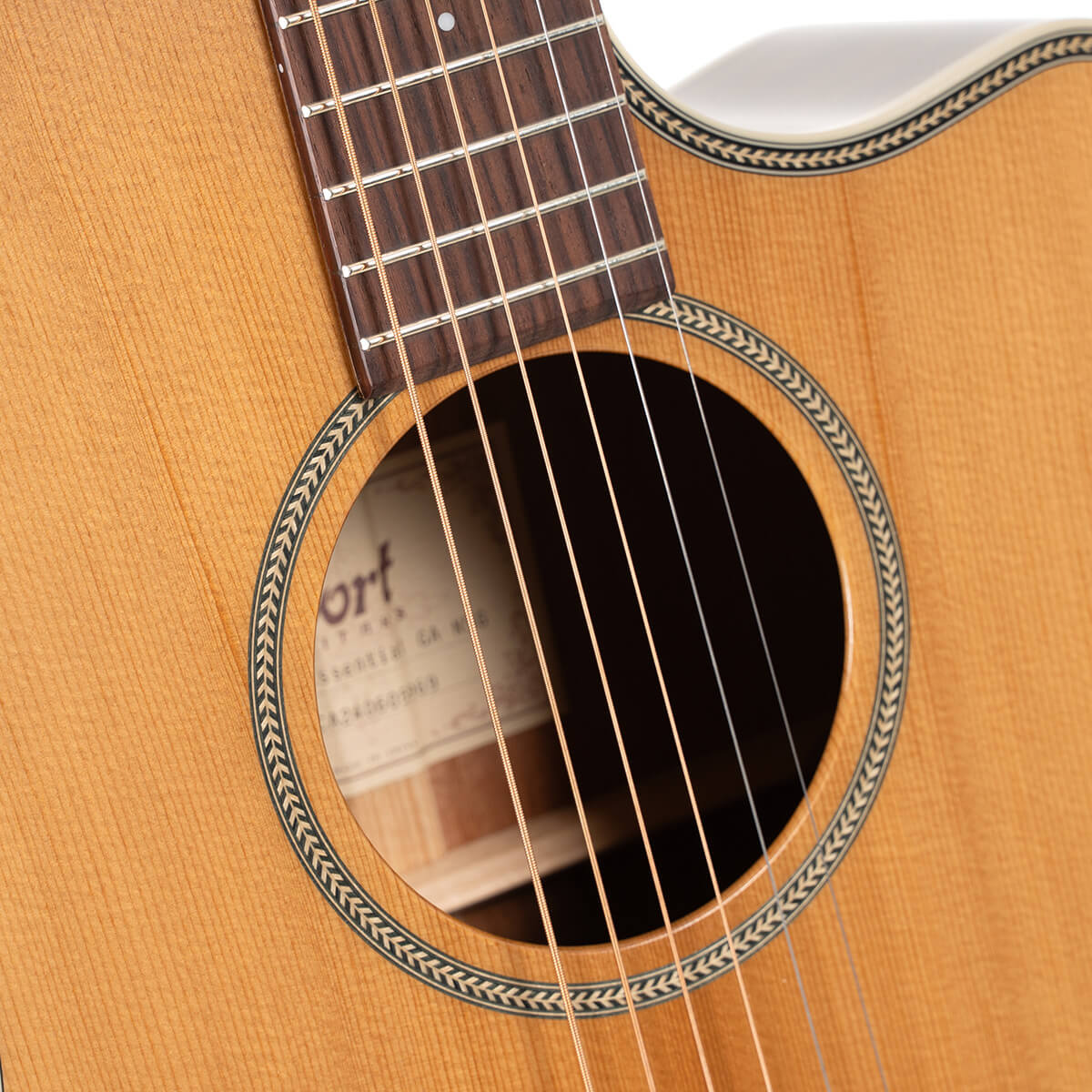 Cort ES-GA4 NSG With Cutaway Electro-Acoustic Guitar