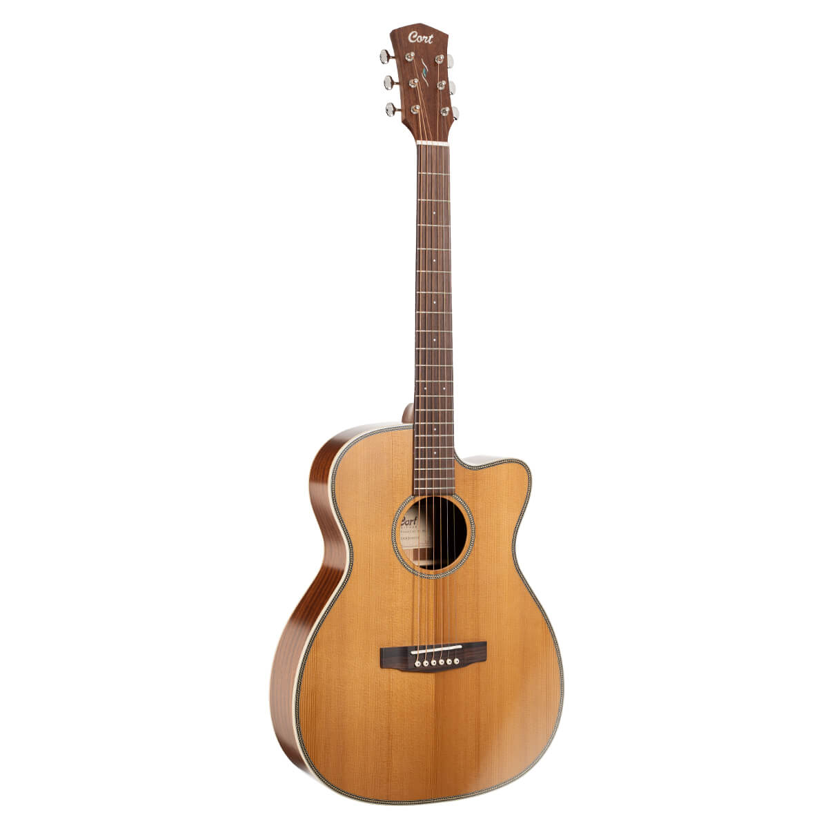 Cort ES-OC4 NSG With Cutaway Electro-Acoustic Guitar