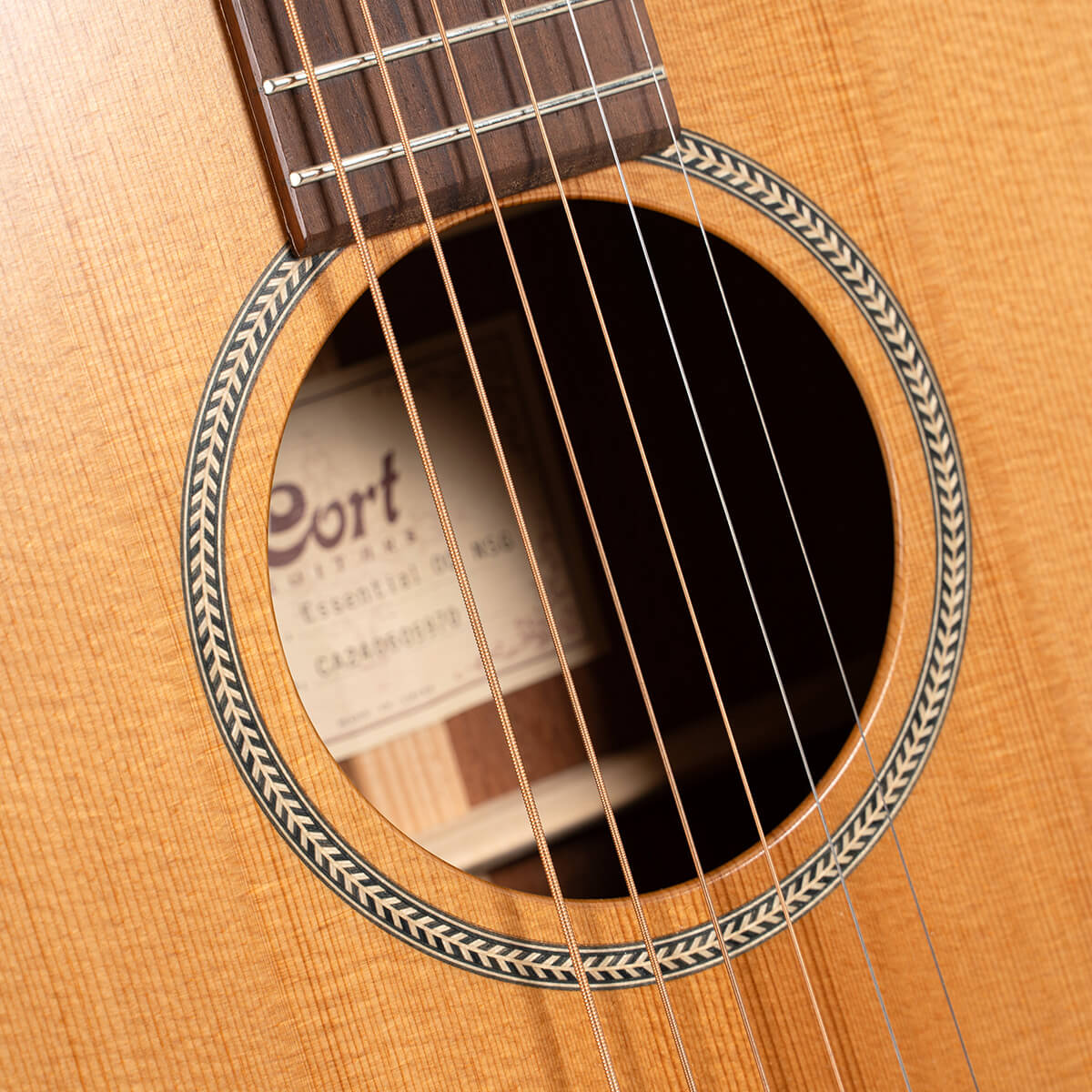 Cort ES-OC4 NSG With Cutaway Electro-Acoustic Guitar