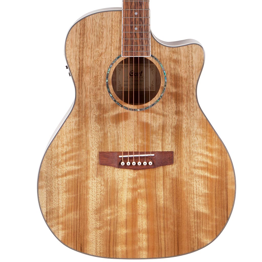 Cort GA-DAO NAT W/Bag Natural With Bag Cutaway Electro-Acoustic Guitar