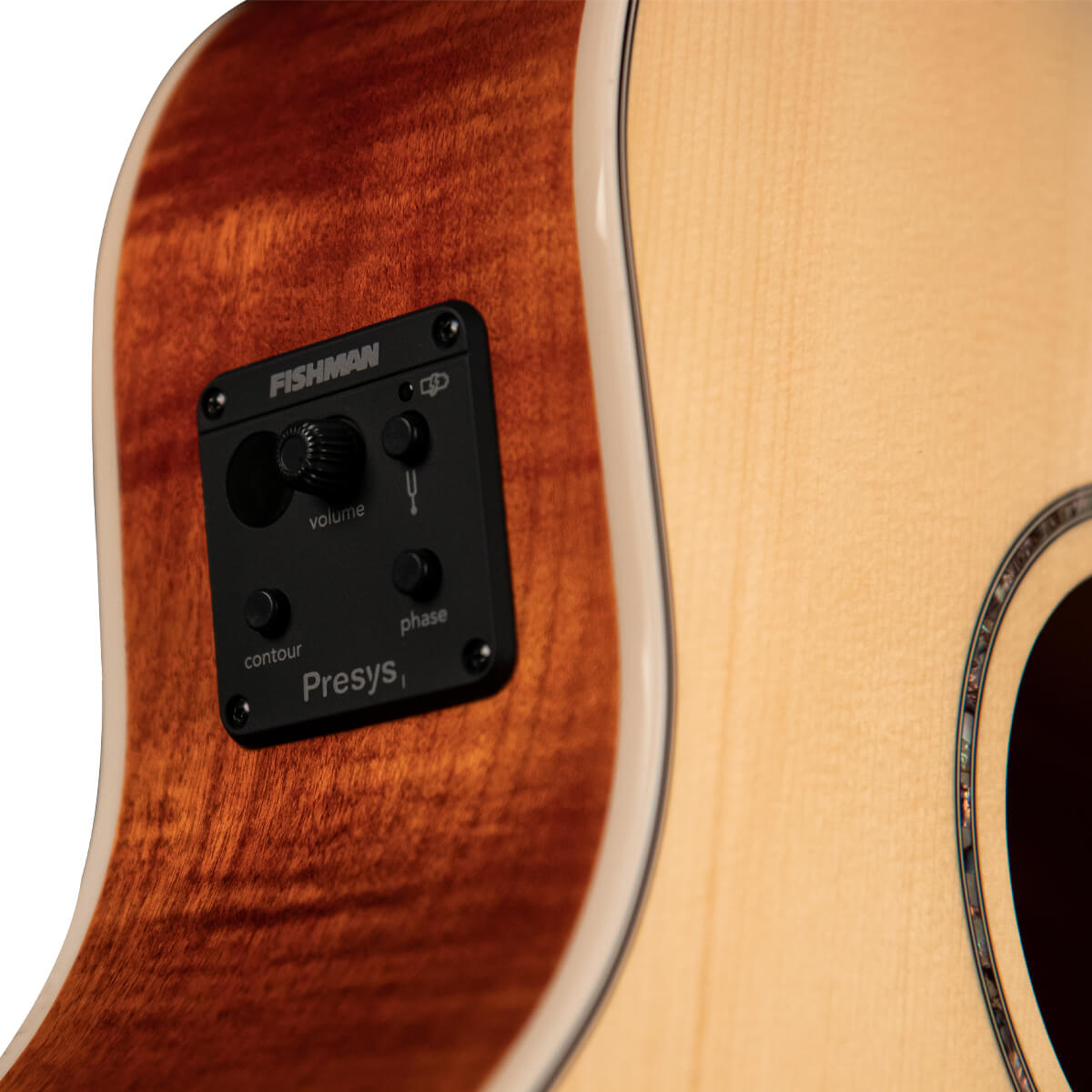Cort GA-FF NAT Natural Glossy With Cutaway Electro-Acoustic Guitar