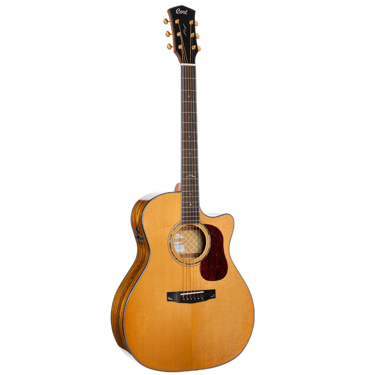 Cort GOLD-A6 Bocote Natutral Cutaway Electro-Acoustic Guitar