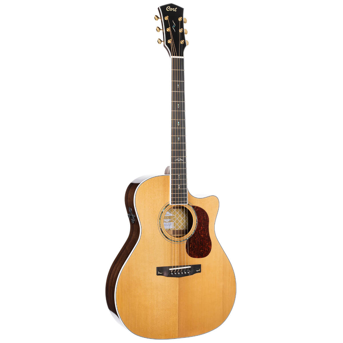 Cort GOLD-A8 Natutral Cutaway Electro-Acoustic Guitar
