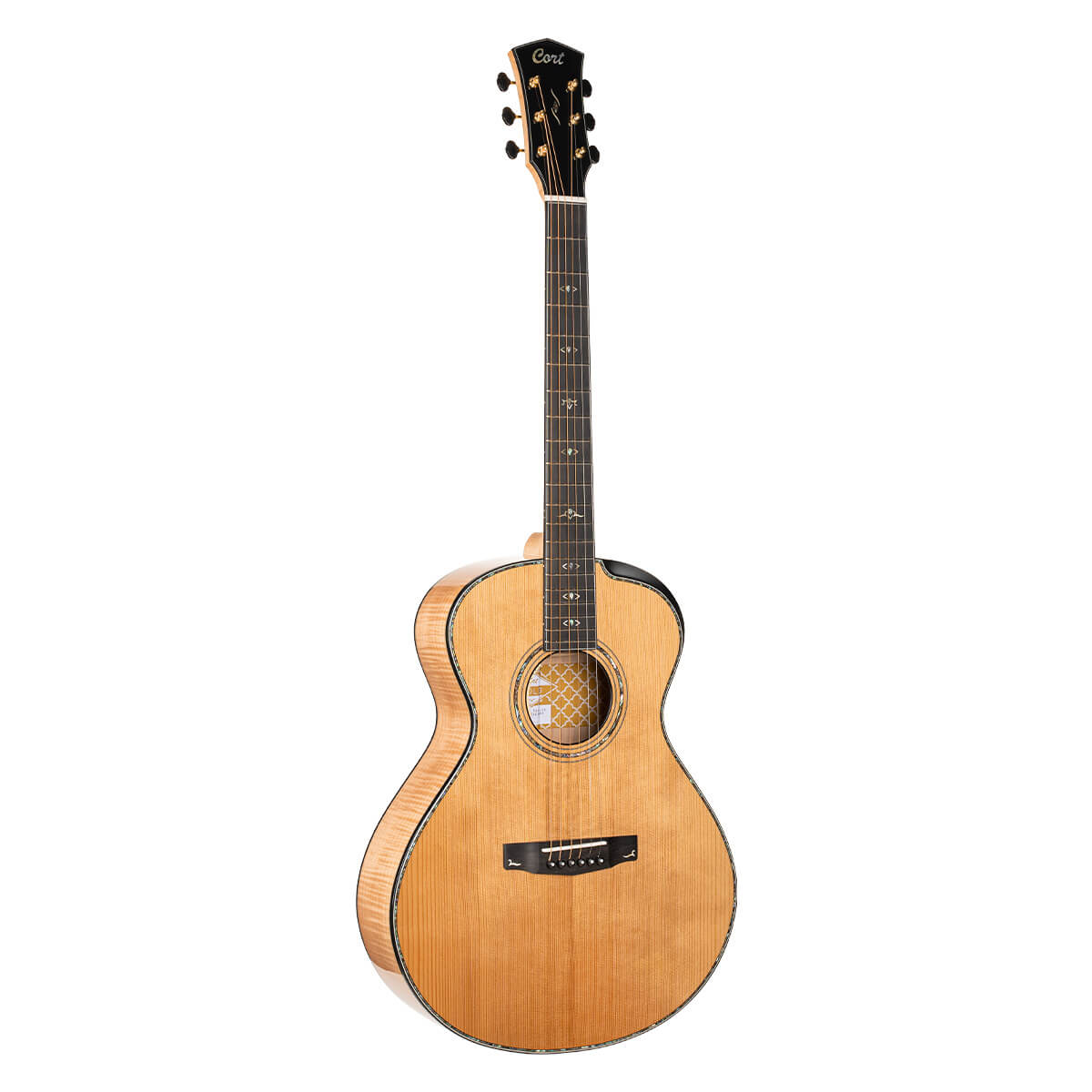 Cort Gold-Passion Natutral With Case Gold-passion Natutral Electro-Acoustic Guitar