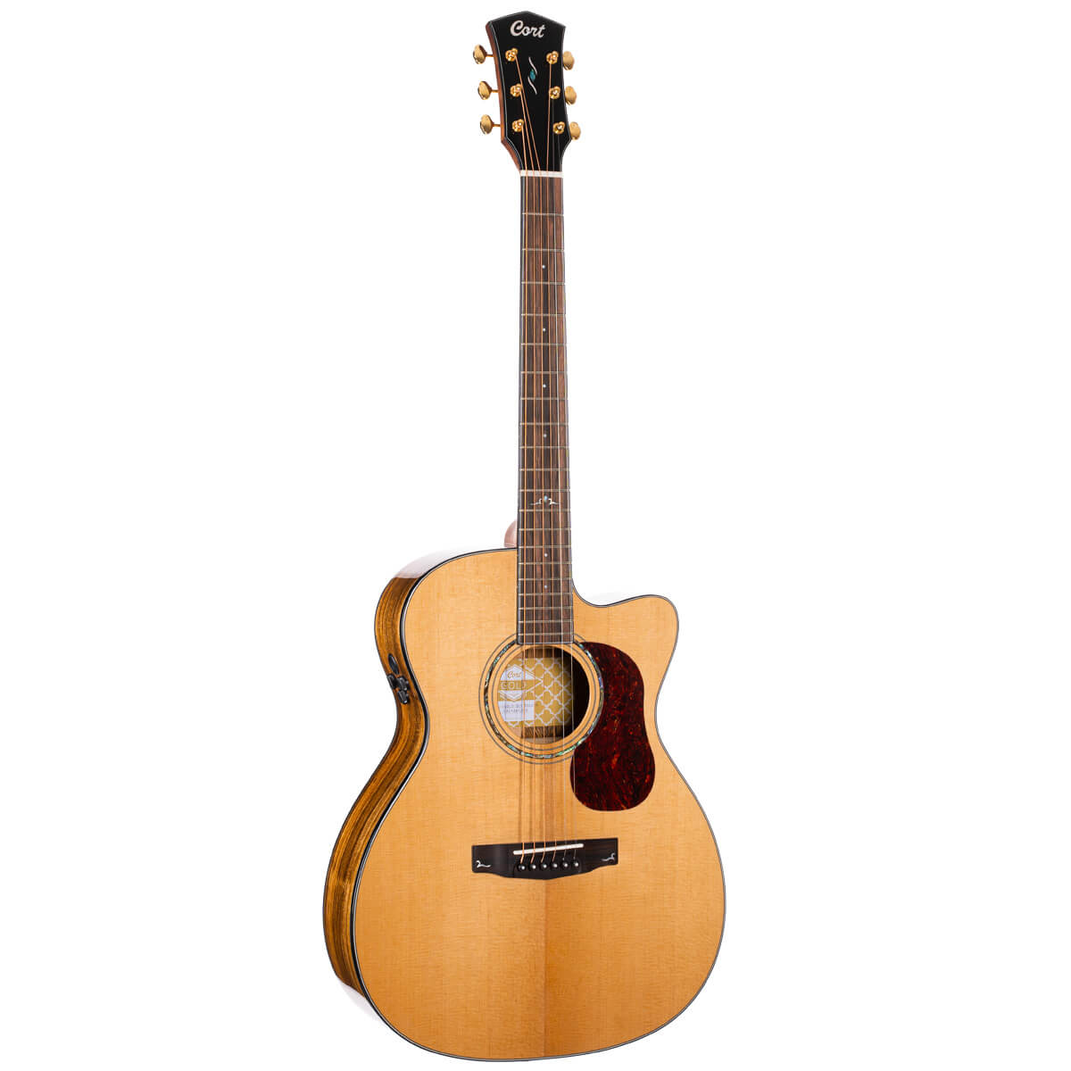 Cort GOLD-OC6 Bocote Natutral Cutaway Electro-Acoustic Guitar