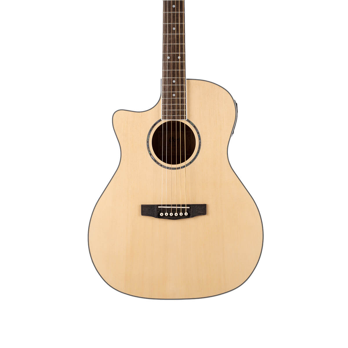 Cort GA-MEDX OP W/Bag Open Pore With Bag Cutaway Electro -Acoustic Guitar
