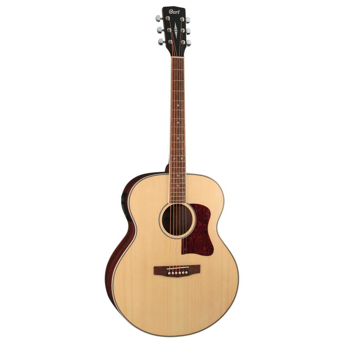 Cort CJ-MEDX NAT CJ Series With Bag Electro-Acoustic Guitar