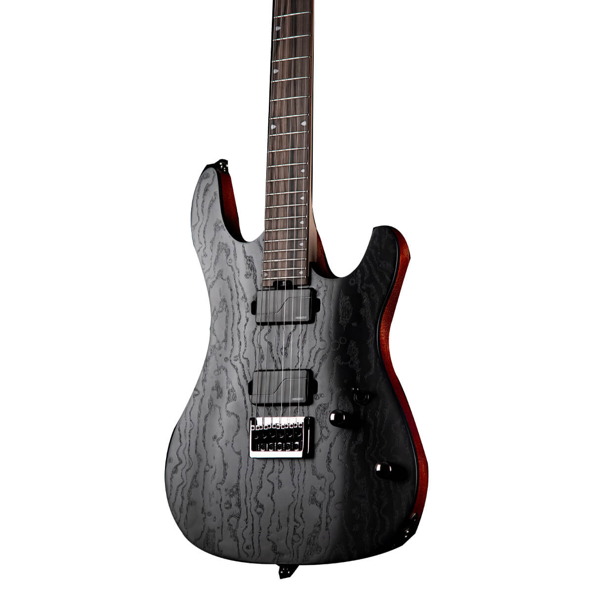 Cort KX500-ETCHED EBK KX Series Etched Black Electric Guitar