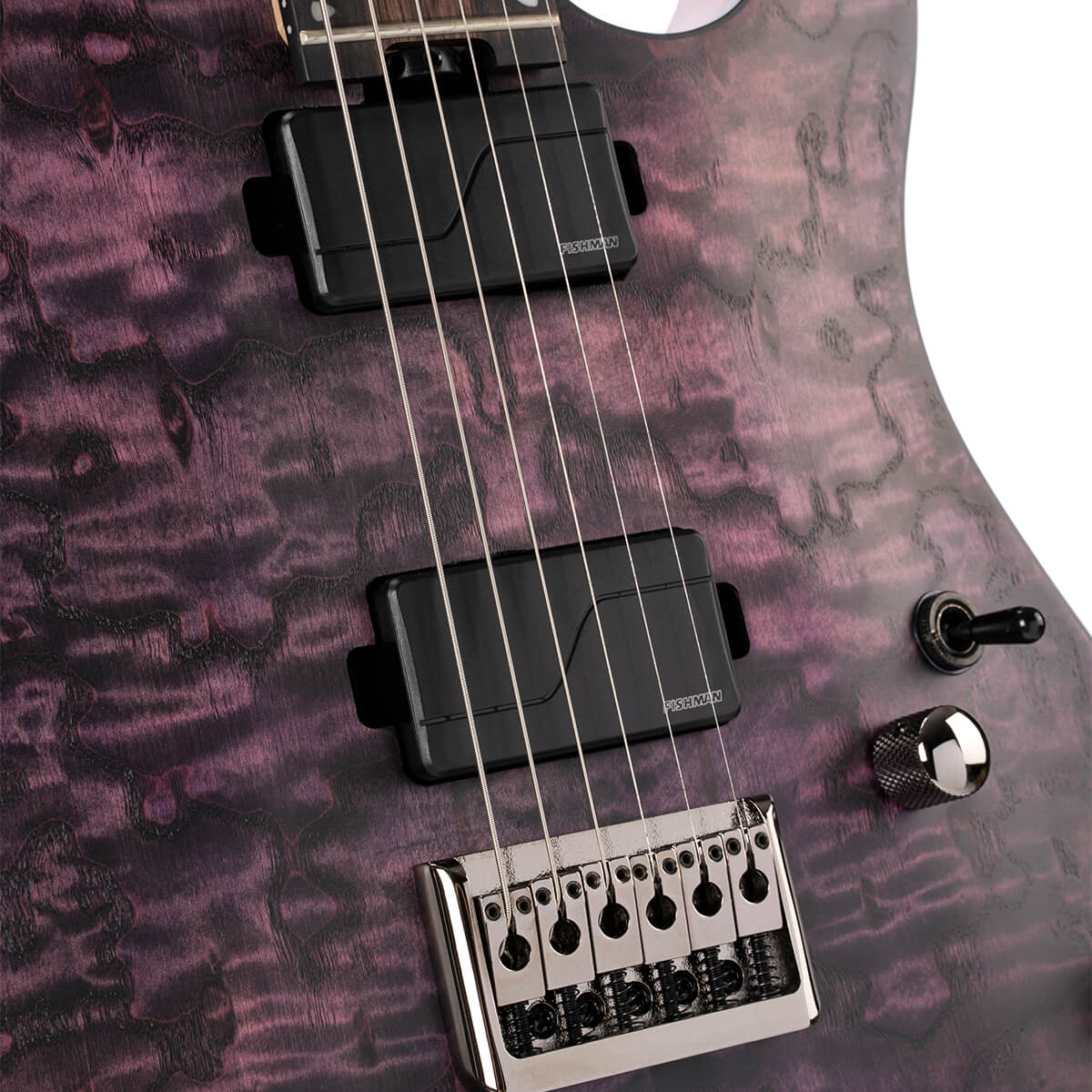 Cort KX500-ETCHED EDV KX Series Etched Deep Vioet Electric Guitar