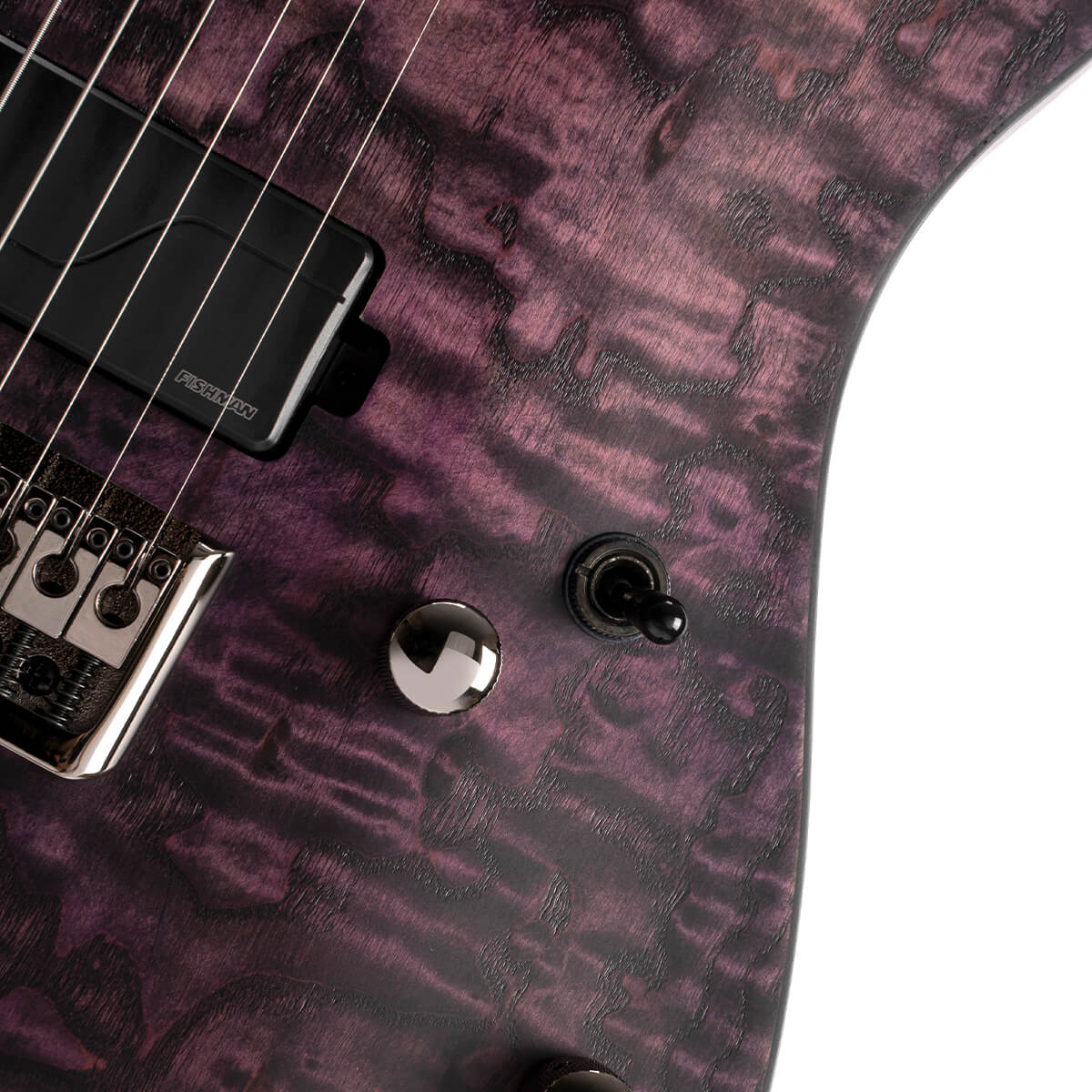 Cort KX500-ETCHED EDV KX Series Etched Deep Vioet Electric Guitar