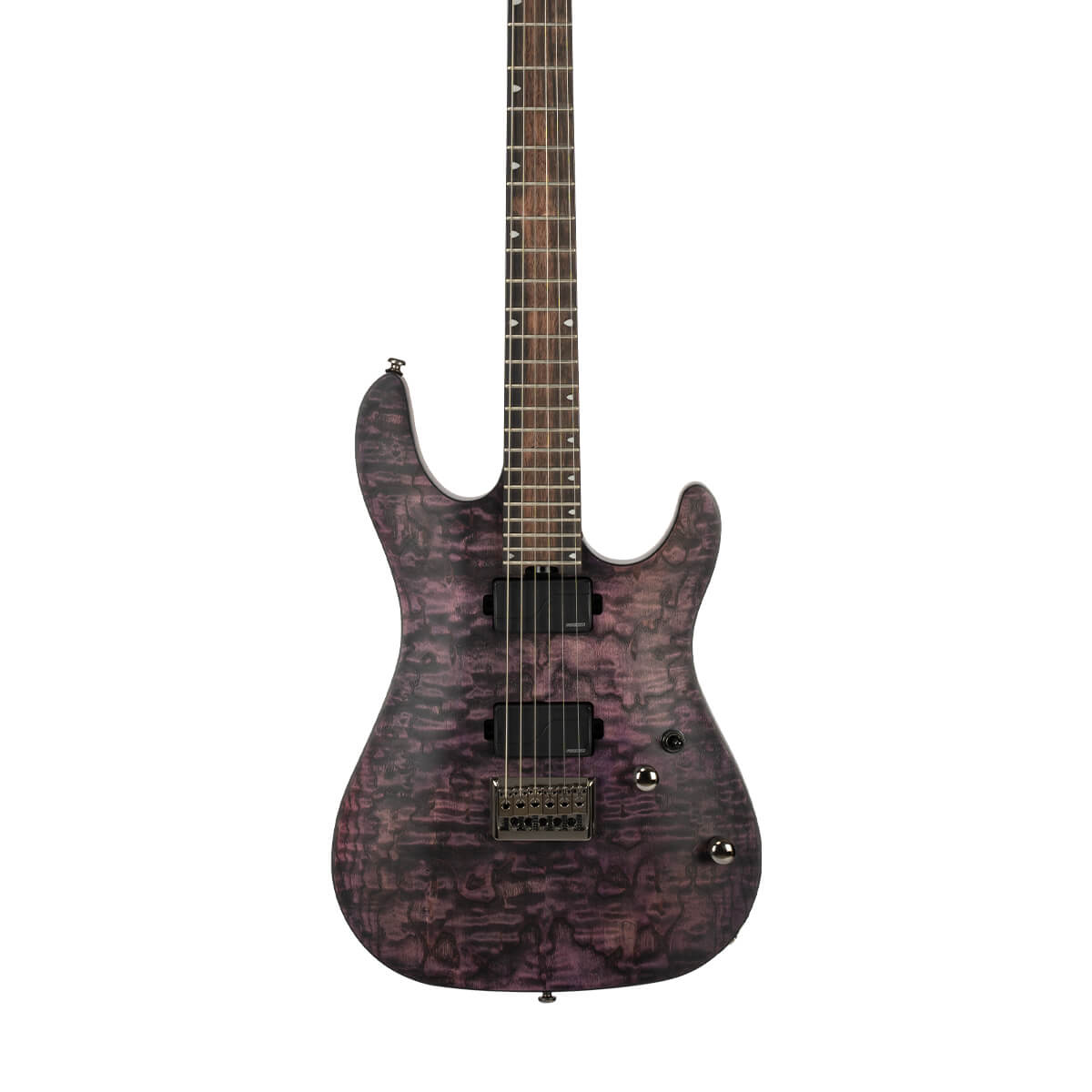 Cort KX500-ETCHED EDV KX Series Etched Deep Vioet Electric Guitar