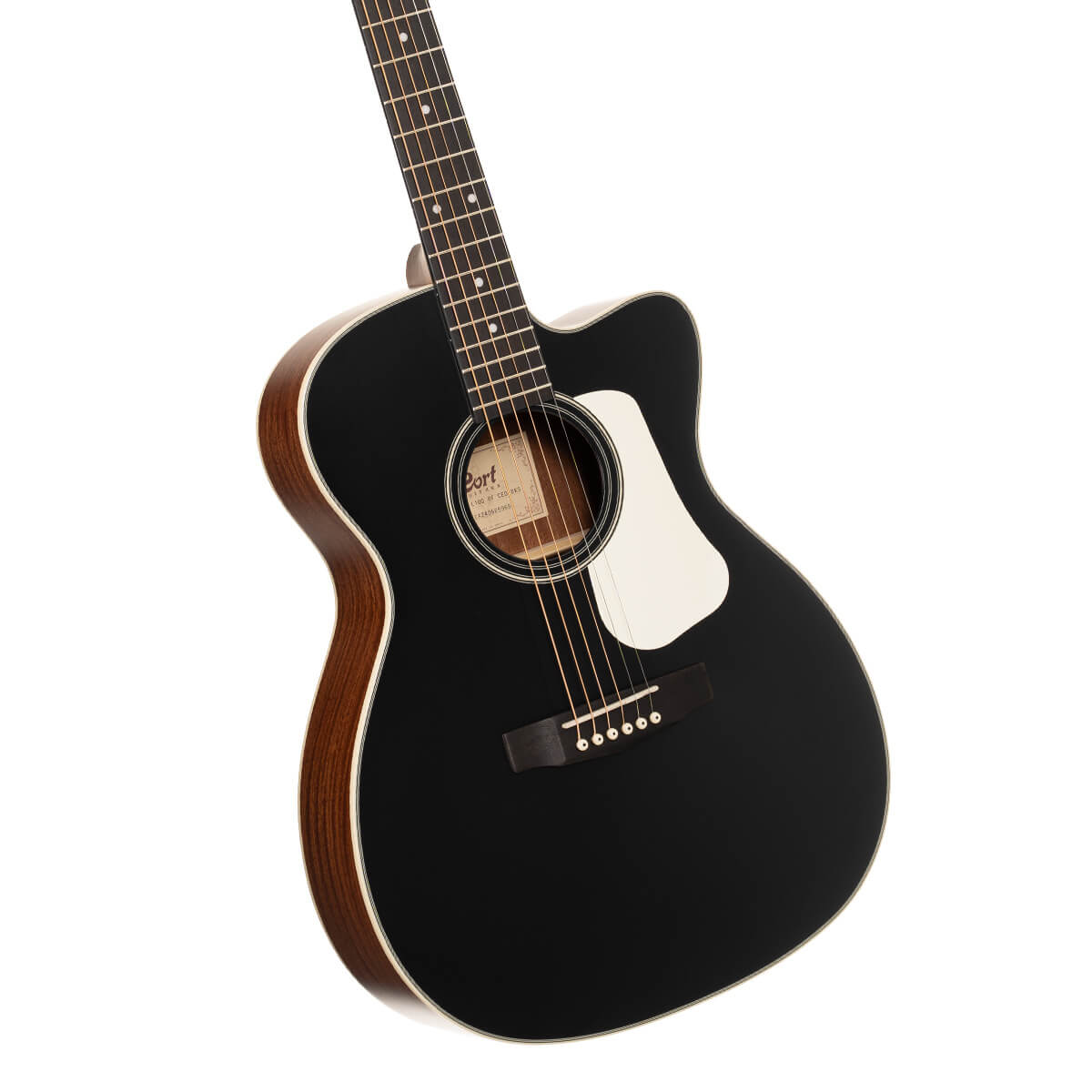 Cort L100OCF-CED BKS Luce Series With Cutaway Electro-Acoustic Guitar