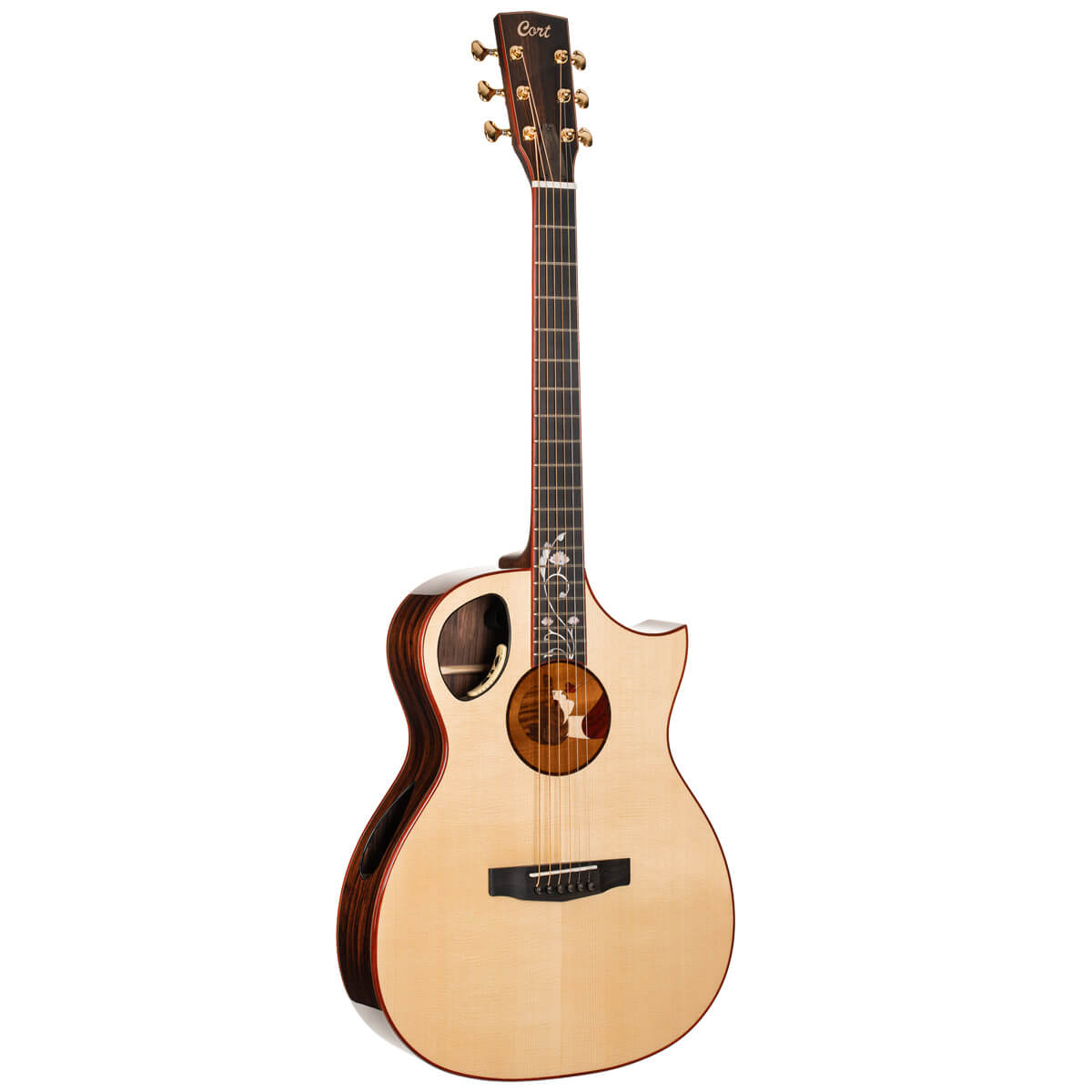 Cort Roselyn Redux Natural Cutaway Matserpiece Series Electro-Acoustic Guitar