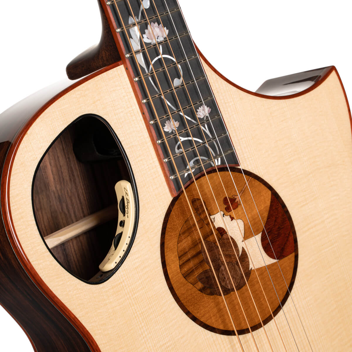 Cort Roselyn Redux Natural Cutaway Matserpiece Series Electro-Acoustic Guitar