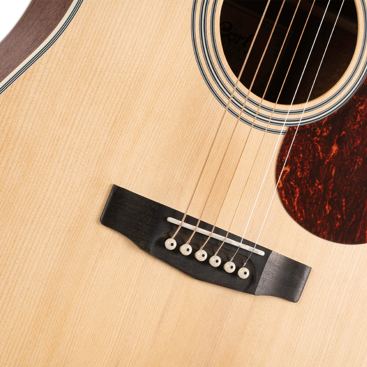 Cort MR500E-OP MR Series Open Pore With Cutaway Electro-Acoustic Guitar