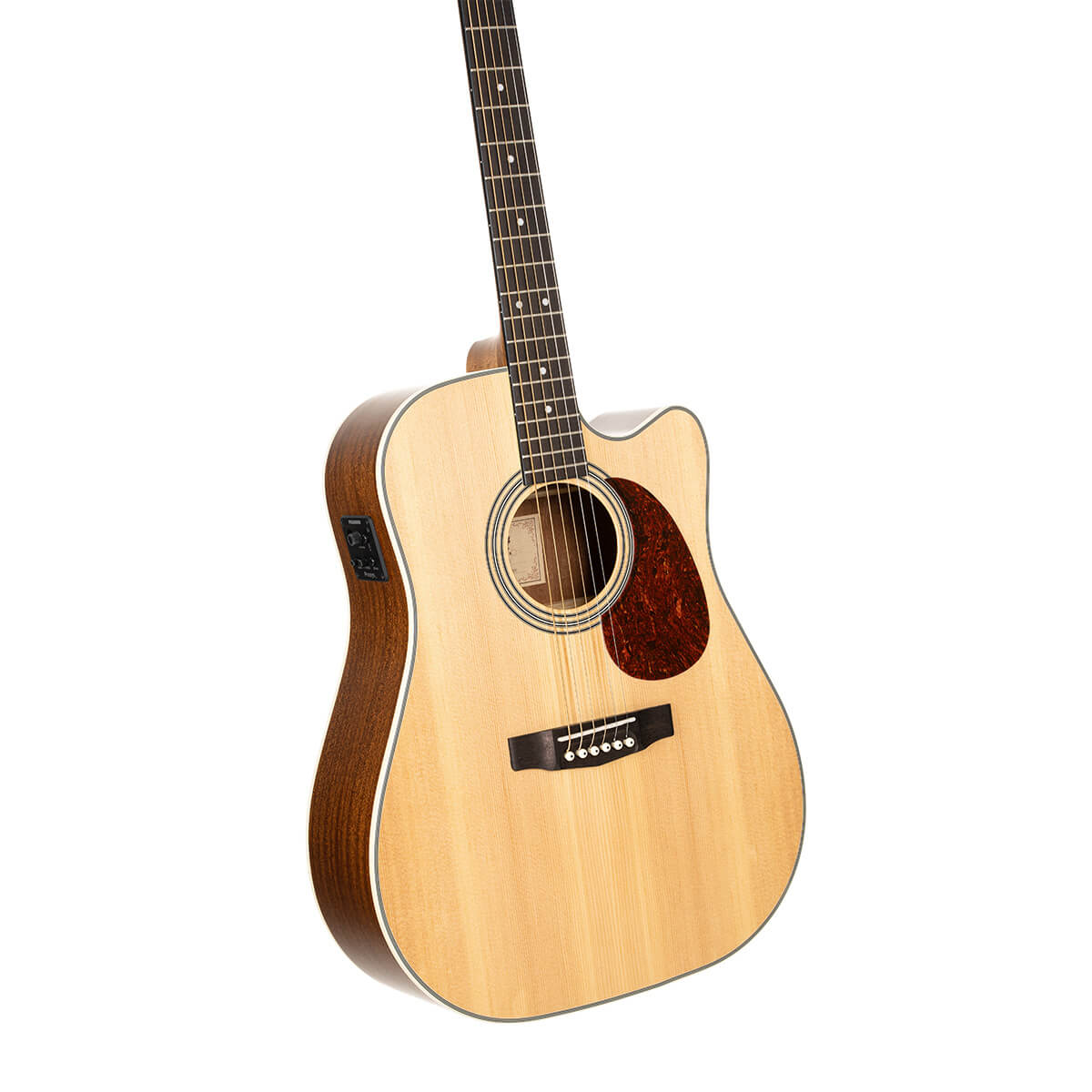 Cort MR600F-NS MR Series Natural Satin With Cutaway Electro-Acoustic Guitar